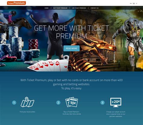 casino con ticket premium|TICKET PREMIUM ONLINE CASINOS .